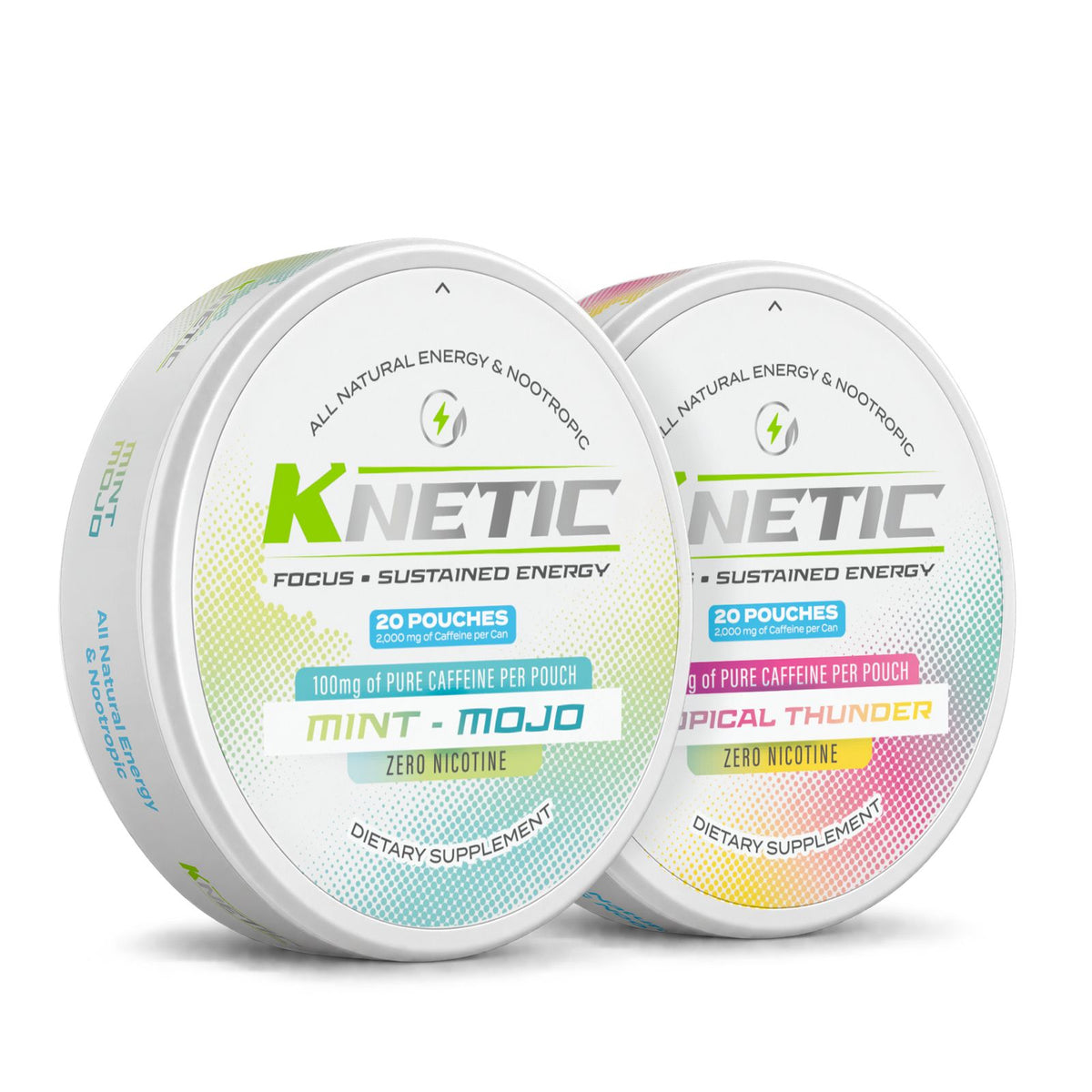 KNETIC Energy Pouches Variety Pack – Mint-Mojo & Tropical Thunder